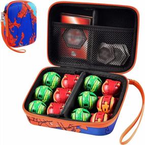 img 4 attached to Protect Your Bakugan Collection: Orange Case Compatible With Baku Gear Pack, Bakucores Cards & Ultra Action Figures
