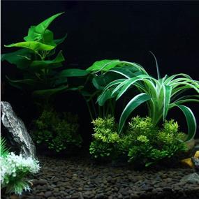 img 1 attached to 12in Lifelike Silk Aquarium Plant, Plastic Fish Tank Underwater Plant Décor Aquatic Water Grass (AGXY01) - Enhance SEO