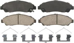 img 4 attached to Wagner QuickStop ZD1378 Ceramic Disc Brake Pad Set: High-Performance Solution for Efficient Braking