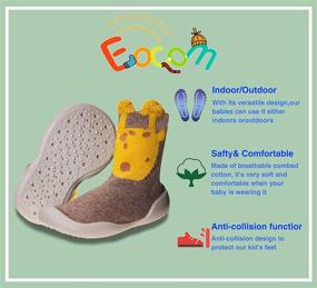 img 1 attached to 👟 Breathable Boys' Shoes: Non-Skid Slipper Moccasins for Toddlers, Via Slippers