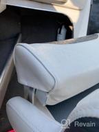 img 1 attached to Seamander High-Quality Captain Bucket Seat With Filp Up Function, Ideal For Boats (SC1-White/Blue) review by Matthew Sytniak