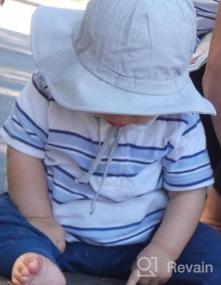 img 8 attached to 🧢 Регулируемая складная летняя шляпа с завязками для мальчиков - аксессуары, головные уборы и кепки