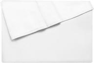 livecomfort twin white flat sheet: ultra soft & comfortable microfiber top sheet logo