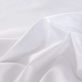 img 1 attached to LiveComfort Twin White Flat Sheet: Ultra Soft & Comfortable Microfiber Top Sheet