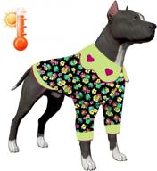 🐶 cozy fleece lovinpet puppy clothe: soft flannel warm dog winter coat in floral black prints - skin-friendly fabric for autumn and winter use логотип