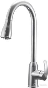 img 4 attached to 🚰 Dura Faucet DF-NMK508-SN RV Pull-Down Kitchen Sink Faucet in Brushed Satin Nickel - Superior Quality & Functionality