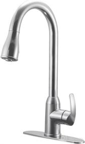 img 3 attached to 🚰 Dura Faucet DF-NMK508-SN RV Pull-Down Kitchen Sink Faucet in Brushed Satin Nickel - Superior Quality & Functionality