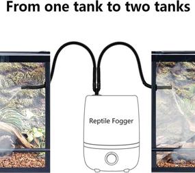 img 3 attached to 🦎 Enhance Reptile Humidification with Surfante Reptile Fogger Extension Tube - Perfect for Amphibians, Reptiles, and Terrariums!