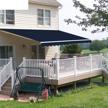 enjoy versatile shade with the diensweek patio retractable awning-commercial grade quality & fully assembled! logo