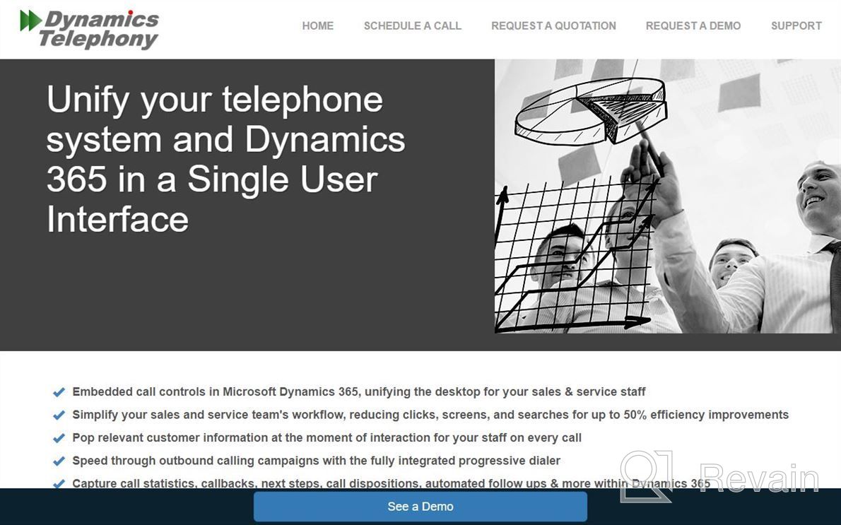 img 1 attached to Dynamics Telephony review by Jarom Bulles