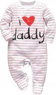 adorable kukitty baby boys & girls romper with letter print jumpsuit! logo