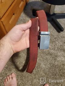 img 4 attached to Men's Mission Belt with Ratchet Buckle