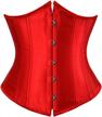 flaunt your curves with plus size black underbust corset top - fashionable waist trainer and bustier logo