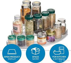 img 3 attached to Optimize your Kitchen Pantry with 🌶️ the InterDesign Linus Corner Spice Rack Organizer