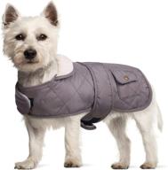 pet dog winter coat - warm, windproof & waterproof fleece-lined outdoor jacket for small, medium & large breeds - adjustable, cozy & thick snowsuit clothes for dogs - girls & boys логотип