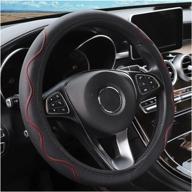 leather car steering wheel cover interior accessories best for steering wheels & accessories logo