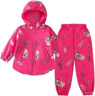 lzh waterproof outwear raincoat hoodies apparel & accessories baby boys good in clothing logo