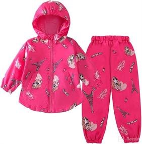 img 4 attached to LZH Waterproof Outwear Raincoat Hoodies Apparel & Accessories Baby Boys good in Clothing