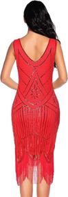 img 3 attached to Chic & Timeless: Women's Vintage Fringed Tassel Flapper Dresses & Clothing