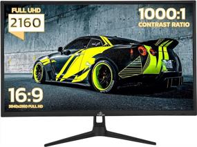 img 3 attached to 🖥️ YEYIAN 4K27 Gaming Monitor - 27", 3840X2160 Resolution, Wall Mountable, Frameless Design, Flicker-Free, High Definition (HD), YMG-4K27-01