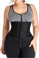women's plus size waist trainer for workout sport, sweat cincher xs-3xl логотип