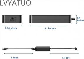 img 1 attached to 💻 High Performance 120W AC Adapter for Asus Laptop: A15-120P1A PA-1121-28 ROG GL551J GL552VW GL553V GL752VW GL753VE N550JK N550JX ZX53VW FX53VD G56JK N56JR N56JN VivoBook Q550 Q550L X550 X750J X750JA Laptop