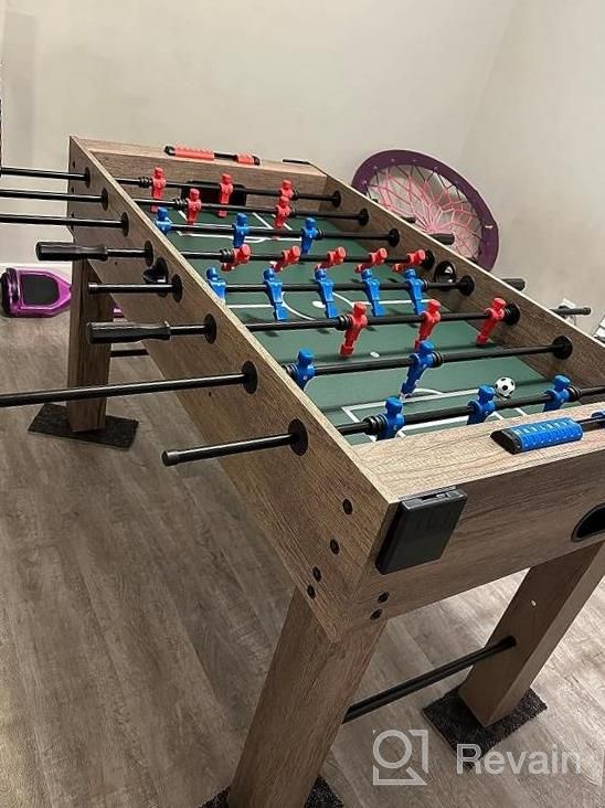 img 1 attached to Large Foosball Table For Game Rooms By GoSports review by Omar Malvo