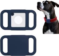 🌙 midnight blue claiol silicone case for tile mate (2020 & 2018) - enhanced protection for pet collar or dog collar logo