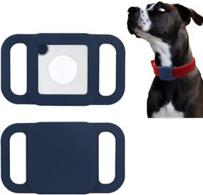 img 4 attached to 🌙 Midnight Blue Claiol Silicone Case for Tile Mate (2020 & 2018) - Enhanced Protection for Pet Collar or Dog Collar