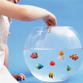 img 3 attached to 8 Pieces PONDO Artificial Plastic Fake Fish for Bubble Lamp - Vibrant Realistic Moving Floating Figurines Toy - Decorations for Aquarium Tank Ornaments Bowl (Assorted Styles)