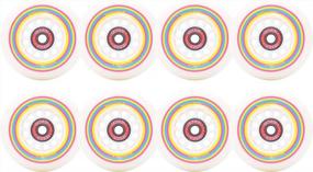 img 4 attached to Upgrade Your Skating Experience With Rollerex Lollipop Boardwalk Wheels - 8-Pack With Bearings, Spacers And Washers In Multiple Sizes