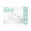 frida baby complete potty training kit with adjustable potty, toilet cover, step stools, clean-up tools, and expert guide for parents logo