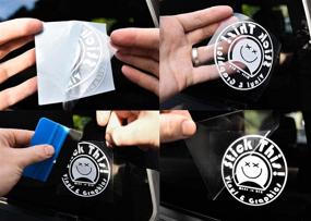 img 2 attached to 🚸 Stick This! Tiny Human On Board Decal - Made in USA Sticker for Car/Truck Windows, Laptop, Water Bottle, Tablets | 5" x 4.75" | White (1)