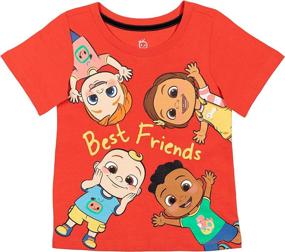 img 4 attached to 👕 CoComelon Playtime Toddler Graphic T Shirt - Top Choice for Boys' Clothing in Tops, Tees & Shirts!