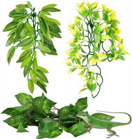 img 4 attached to Enhance Your Reptile'S Habitat With KATUMO Hanging Plants - Perfect For Lizards, Geckos, Bearded Dragons, Snakes, And Hermit Crabs
