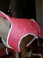 img 1 attached to Waterproof Reflective Winter Dog Jacket With Reversible Stormguard, Windproof Coat For Cold Weather, Warm Coat Vest For Small, Medium, Large Dogs - Red (Size S) By MIGOHI review by Sri Wells