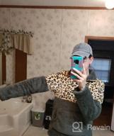 img 1 attached to Women'S Leopard Print Fleece Pullover Sweater - Stay Warm & Stylish With Angashion! review by Amy Arakaki