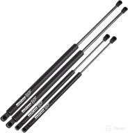 maxpow 2 tailgate and 2 rear window glass lift supports struts: compatible with suburban tahoe / gmc yukon 2000-2006 (4185 4557) логотип