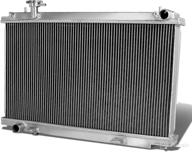 🔥 dna motoring 2-row full aluminum radiator ra-350z-g35-2 compatible with 2003-2006 nissan 350z manual transmission logo