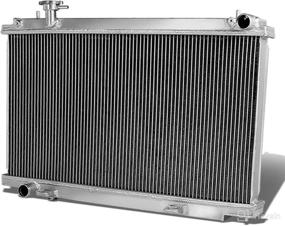 img 1 attached to 🔥 DNA Motoring 2-Row Full Aluminum Radiator RA-350Z-G35-2 Compatible with 2003-2006 Nissan 350Z Manual Transmission