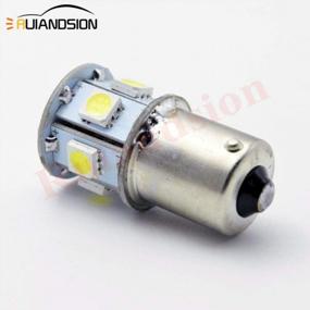 img 1 attached to Upgrade Your Car Lighting With Ruiandsion 2Pcs 1156 BA15S LED Bulbs - Super Bright White, 6-30V And 5050 9SMD Technology!