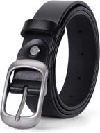 werforu leather polished buckle 1 black women's accessories : belts логотип