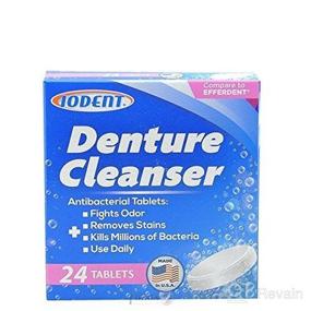 img 4 attached to Denture Cleanser Iodent Tablets One