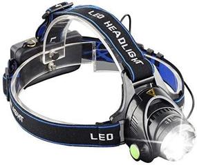 img 4 attached to Pocketman 2200 Lumens LED Headlamp: Waterproof, Zoomable And Super Bright For Outdoor Activities