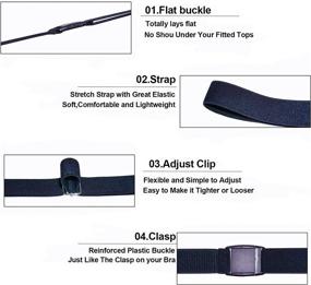 img 2 attached to Vanstart Adjustable Stretch Invisible Slimming Women's Accessories via Belts