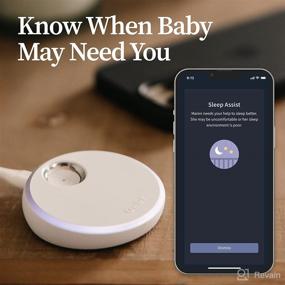 img 1 attached to 👶 Owlet Dream Duo HD Video Baby Monitor with 2nd Gen Camera & Dream Sock: Track Heart Rate & Oxygen as Sleep Quality Indicators