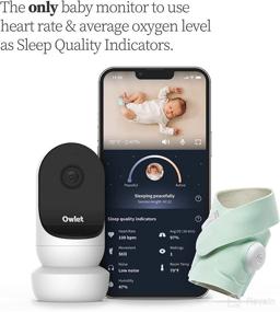 img 3 attached to 👶 Owlet Dream Duo HD Video Baby Monitor with 2nd Gen Camera & Dream Sock: Track Heart Rate & Oxygen as Sleep Quality Indicators
