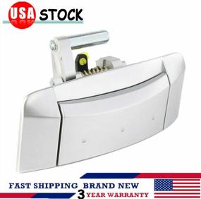 img 2 attached to Nissan 350Z Passenger Side Door Handle In Chrome Silver - Exterior Replacement Handle (Part # 80606-CD00B)