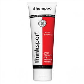 img 1 attached to ThinkSport Shampoo For Men & Women, EWG Verified Paraben-Free Phthalate-Free Clean Nourishing Moisturizing Hydrating Hair And Body Currant Grapefruit 8Oz