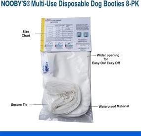 img 2 attached to 🐾 Premium Veterinary Dog Boots 8-Pack: Superior Protection for Wounds and Bandages. Paw Guards - Indoor and Outdoor Use. Medical Dog Booties for Optimal Healing and Wound Recovery